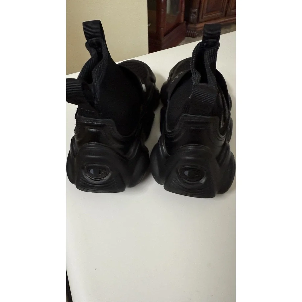 Champion Meloso Rally Pro Kids 11C Black Stealth Slip On Sneakers CPS10918P Box